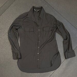 Black Button-Up Shirt